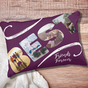 Best Friends Forever Photo Collage BFF Gift Accent Accent Pillow