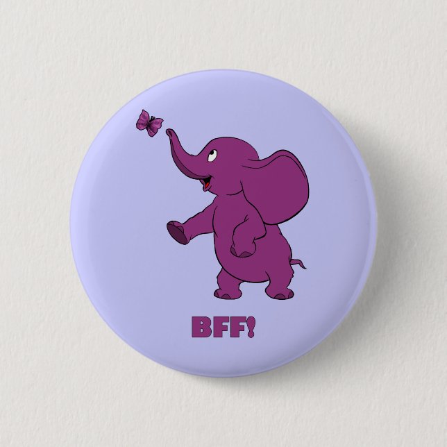 Best Friends Forever Pinback Button (Front)