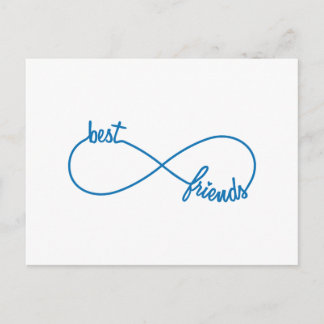 Best friends forever postcard