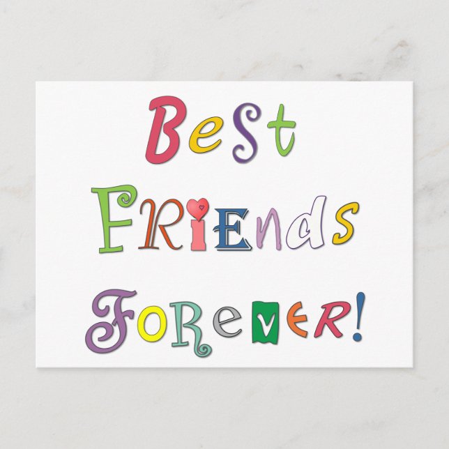 Best Friends Forever Postcard (Front)