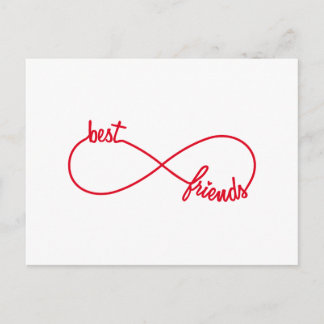 Best friends forever postcard