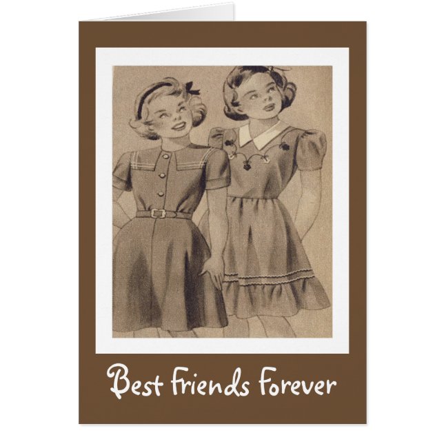 Best Friends Forever - So Vintage Cards (Front)