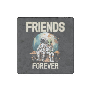 Best Friends Forever Stone Magnet