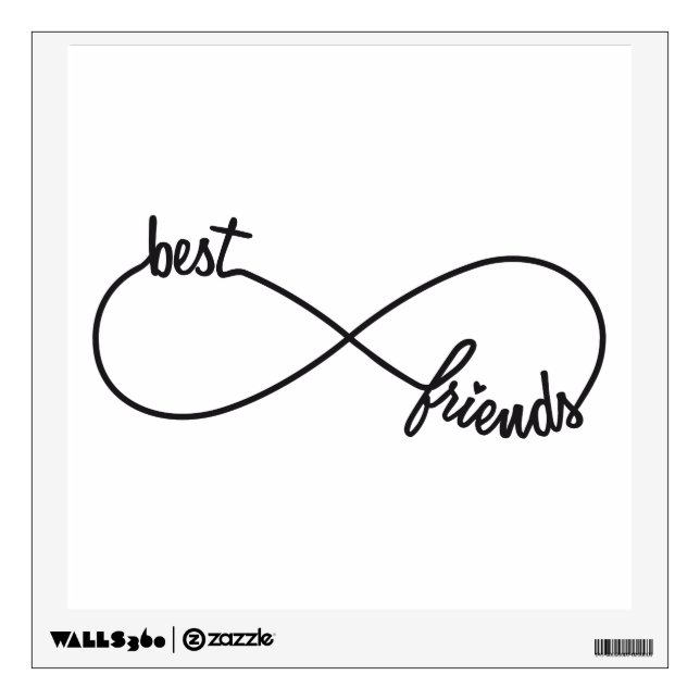 Best friends forever wall decal (Front)