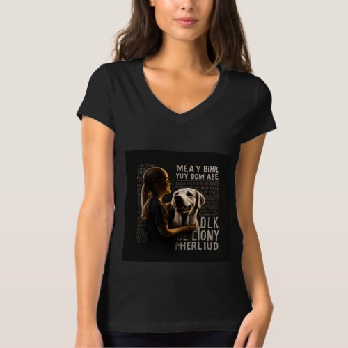 Best Friends Forever Woman and Dog T_Shirt