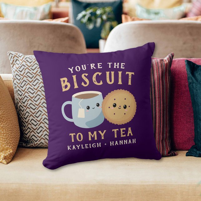 Best Friends Friendship Cute Keepsake Throw Pillow (Creator Uploaded)