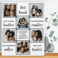 Journey With Friends Personalized Photo Collage Canvas, Friend Memories  Picture Collage Gift, Best Friends Gifts - Best Personalized Gifts For  Everyone