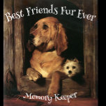 Best friends fur ever Dog print 3 Ring Binder<br><div class="desc">Best friends furever cute vintage style pups photo album,  perfect for best friends,  fur babies,  school memories and more.</div>