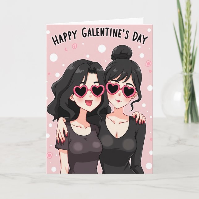Best Friends Galentines Day Card (Front)