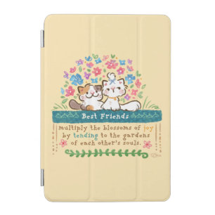 Best Friends’ Gardens - Paisley & Mignon Cats iPad Mini Cover