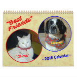 &quot;BEST FRIENDS - Ghost and Homer&quot; 2018 Calendar