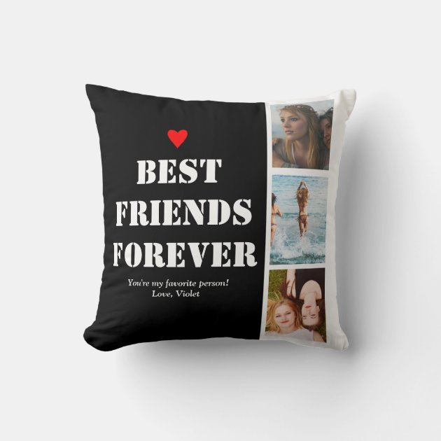 Best Friend Pillow, Girlfriend Friendship Present, Personalized Bestie  Present, Best Friend Pillow Gift, Bestie Christmas Gift - Etsy