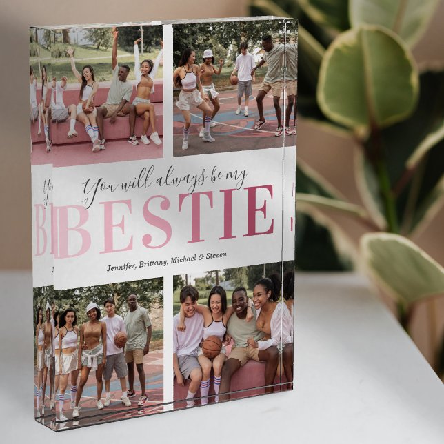 Best Friends Gift l Bestie Photo Block (Creator Uploaded)
