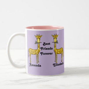 Best Friends Giraffe Mug