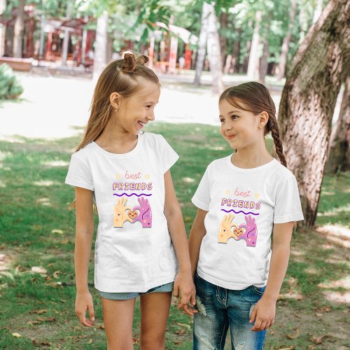 Best Friends Graphic T_shirt For Girls