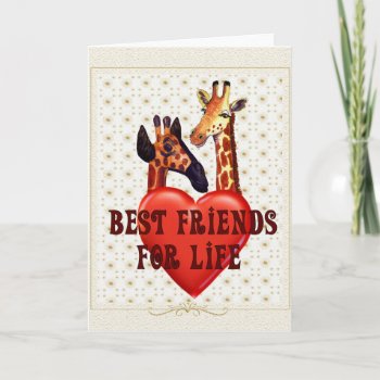 Best Friends Holiday Card by Crazy_Card_Lady at Zazzle