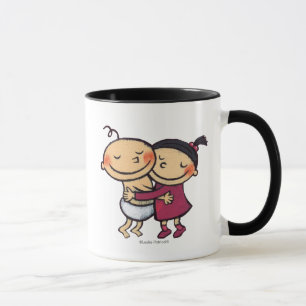 Best Friends Hugging Mug