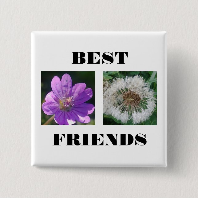 Best Friends Image Tempate Button (Front)