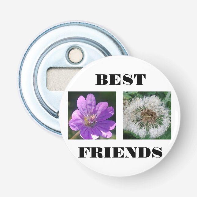 Best Friends Image Template Bottle Opener (Front)