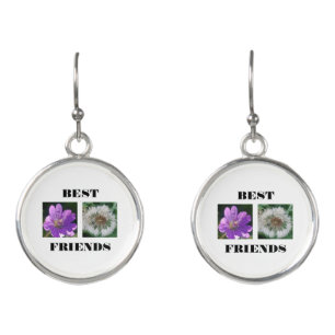 Best Friends Image Template Earrings