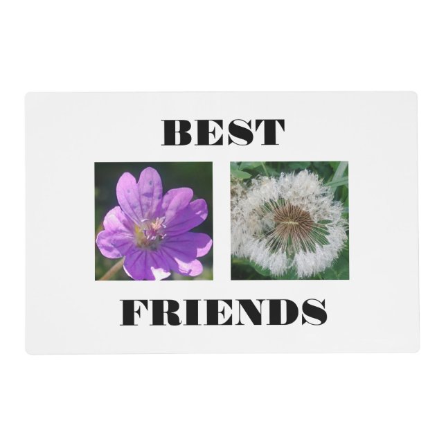 Best Friends Image Template Placemat (Front)