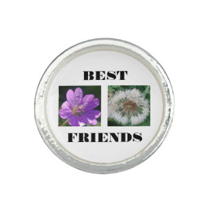 Best Friends Image Template Ring