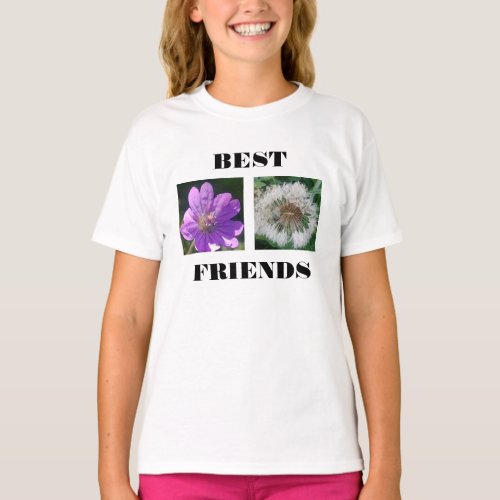 Best Friends Image Template T_Shirt