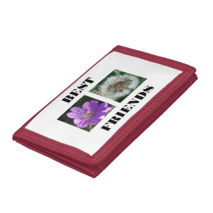 Best Friends Image Template Trifold Wallet