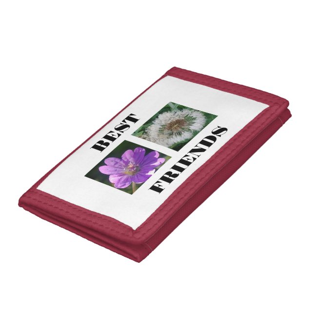 Best Friends Image Template Trifold Wallet (Bottom)