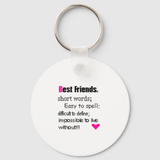 Best Friends Keychain