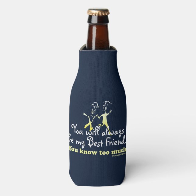 Best Friends Knows Bottle Cooler (Bottle Front)
