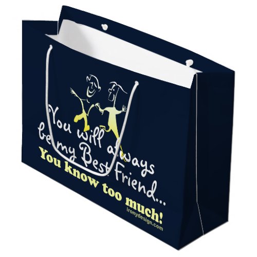 Best Friends Knows Large Gift Bag