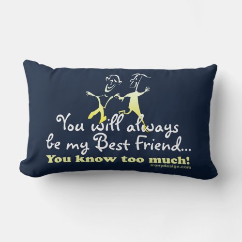 Best Friends Knows Lumbar Pillow