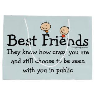 Best Friends Large Gift Bag
