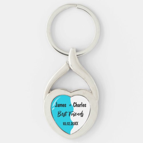 Best Friends left side paired Keychain