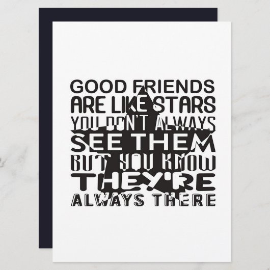 Best Friends Like a Star (Front/Back)