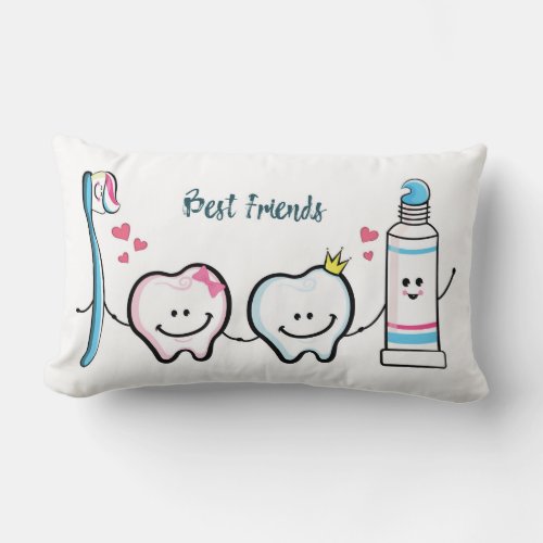 Best Friends Lumbar Pillow