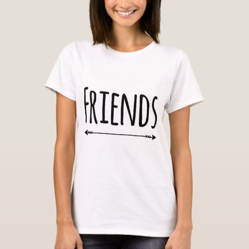 Best friends matching t_shirts part 2 friends