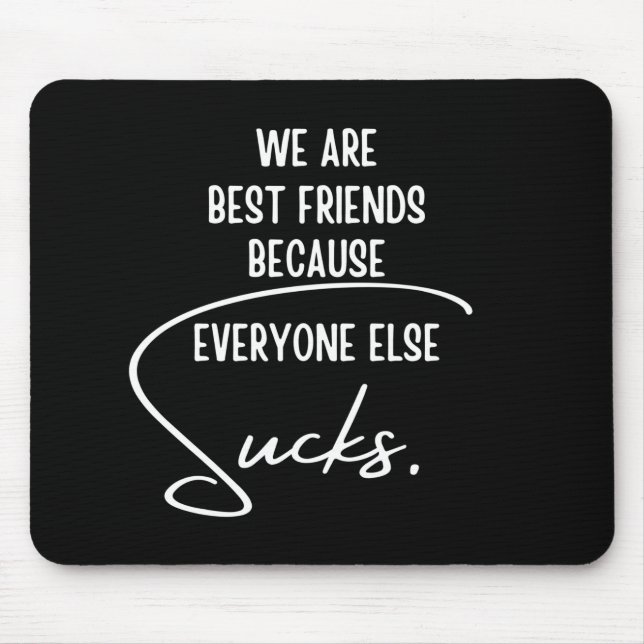 Best Friends Mouse Pad (Front)