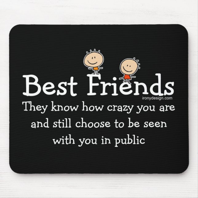 Best Friends Mouse Pad (Front)