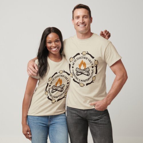 Best Friends or Couples camping lovers T_Shirt