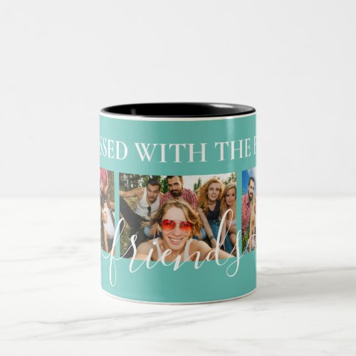 Best Friends Personalize Photo     Two_Tone Coffee Mug