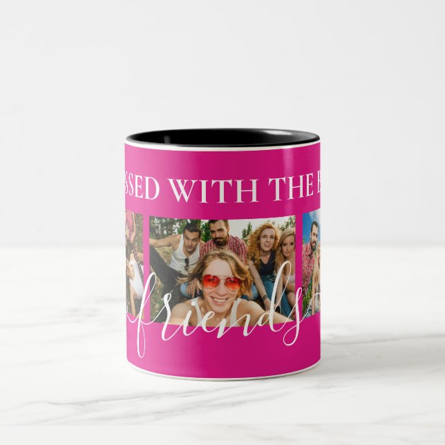 Best Friends Personalize Photo     Two-Tone Coffee Mug (Center)