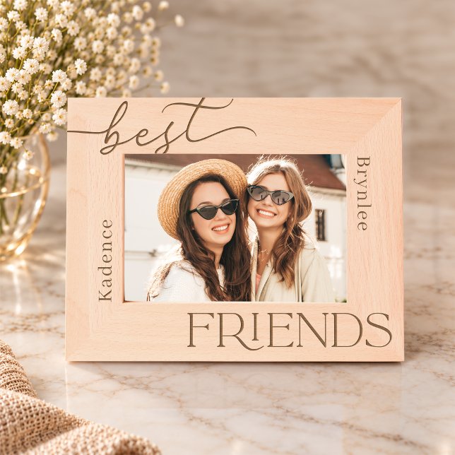 Best Friends Personalized Engraved Frames (Creator Uploaded)