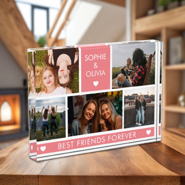 Best Friends Personalized Photo Block (Best Friends Photo Block)