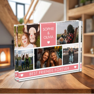 Best Friends Personalized Photo Block
