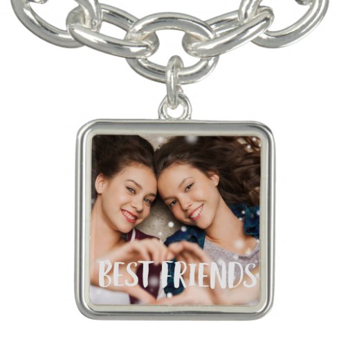 Best Friends Photo Charm Bracelet
