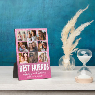 Best Friends Photo Collage Plaque