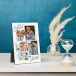 Best Friends Photo Collage Typography Keepsake Plaque<br><div class="desc">Best Friends photo collage keepsake features 5 photos,  typography script ''  best friends'' in trendy lettering,  names and year. Perfect personalized gift for your best friend.</div>
