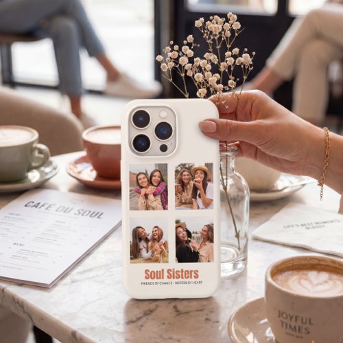 Best Friends Photo Grid "Soul Sisters" iPhone 17 Pro Case